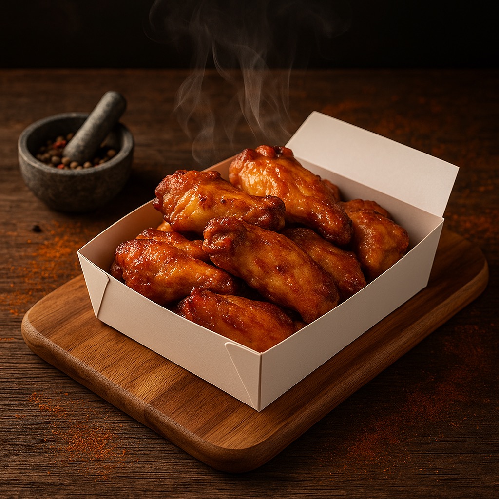 ไก่ในกล่อง+พริกไทย